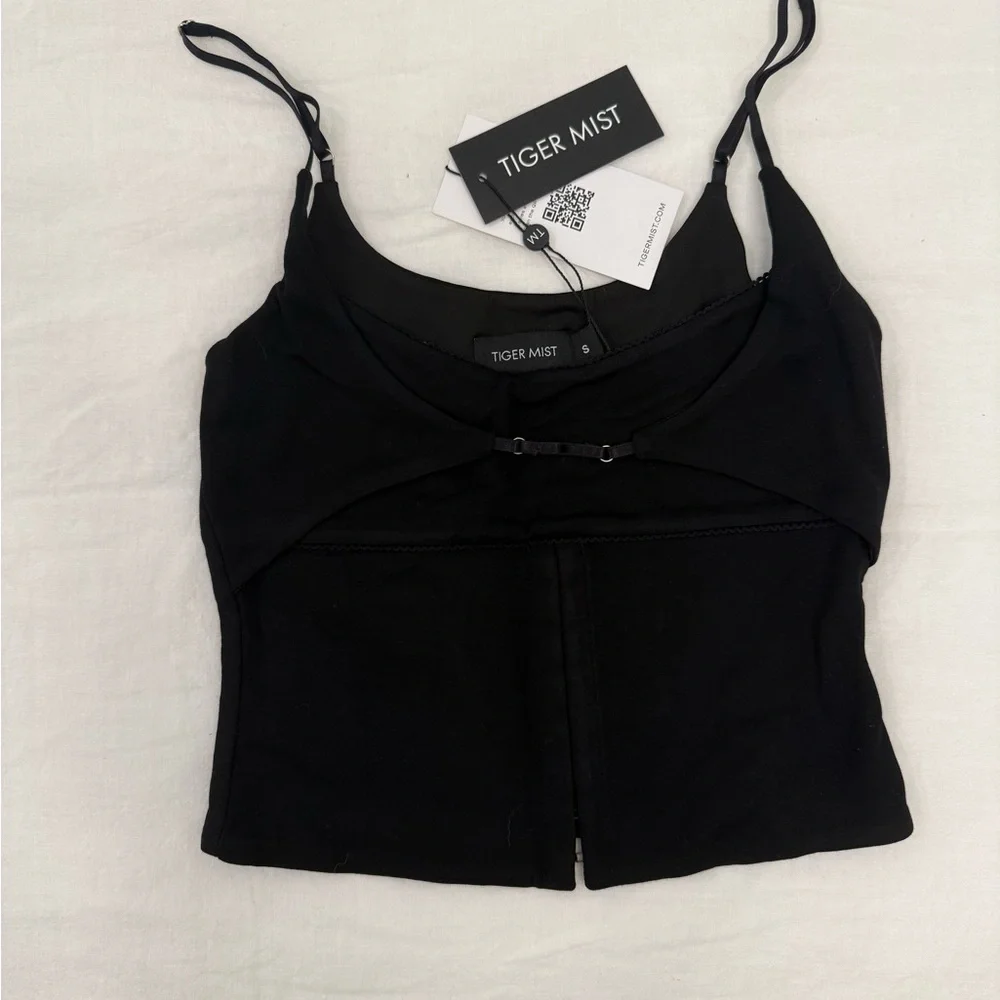 Tiger Mist Black Tank Top - Picture 2 of 5